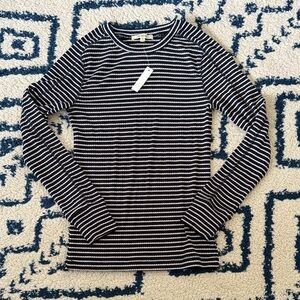 Madewell Striped Long Sleeve Top